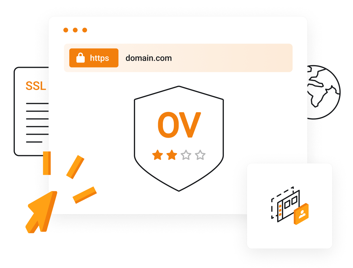 SSL Certificates - Ideal for more sensitive webpages such as login pages